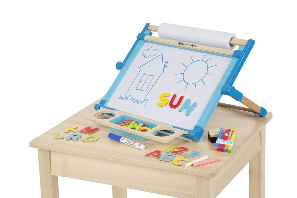 Deluxe Double Sided Tabletop Easel. Toy Sense