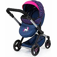Bayer XEO Doll Carriage - Hearts