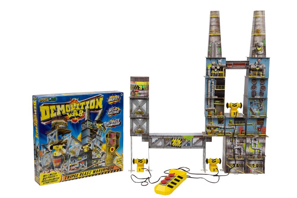Demolition Lab Triple Blast W. Toy Sense