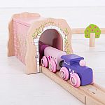 Pink Brick Tunnel - BIGJIGS Rail.