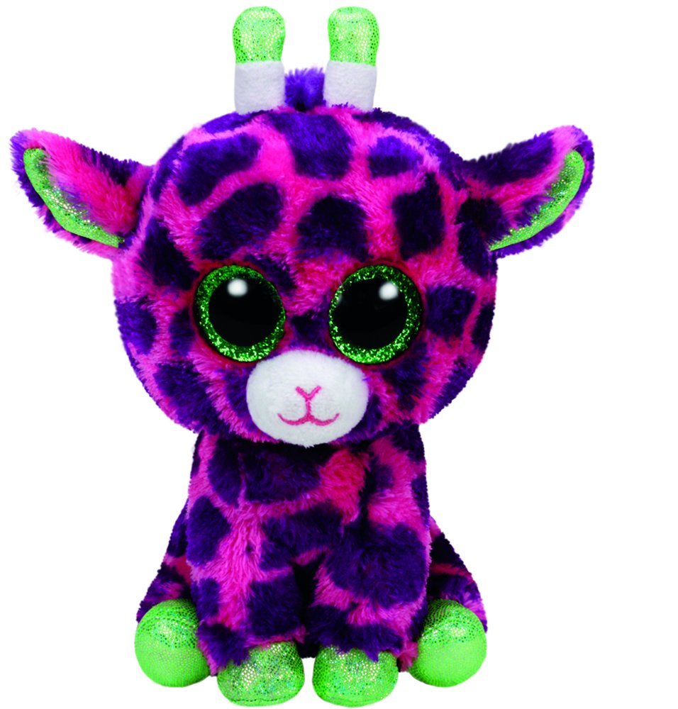 purple giraffe teddy