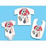 Soccer Red Onesie 12 Months