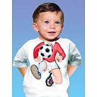 Soccer Red Onesie 12 Months