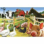Farmyard Welcome Tray Puzzle - Cobble Hill 