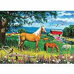 Horses in the Field Tray Puzzle - Cobble Hill  