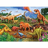 Triceratops & Friends Tray Puzzle - Cobble Hill   