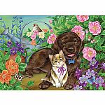 Calico and Chocolate Tray Puzzle - Cobble Hill