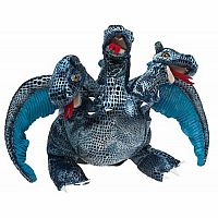 Blue Three Headed Dragon Puppet