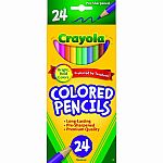 24 Coloured Pencils.