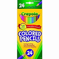 24 Coloured Pencils.