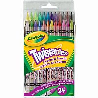 24 Twistables Coloured Pencils