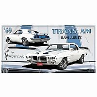 1969 Pontiac Trans AM Metal Sign