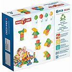 Magicube Magnetic Building Blocks - Shapes Starter Set, 6pcs