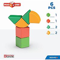 Magicube Magnetic Building Blocks - Shapes Starter Set, 6pcs