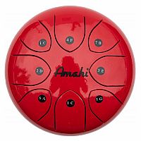 Steel Tongue Drum - Red 6 inch