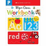 Scholastic Early Learners: Wipe-Clean Workbook - Grade Pre-K