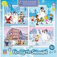 Frosty the Snowman Puzzle - 4 Pack