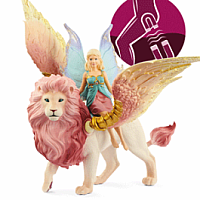 Bayala - Fairy in Flight on Winged Lion