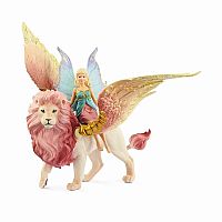 Bayala - Fairy in Flight on Winged Lion
