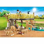 Family Fun: Outdoor Lion Enclosure