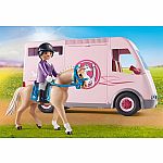 Country: Horse Transporter with Trainer  