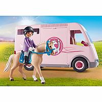 Country: Horse Transporter with Trainer  