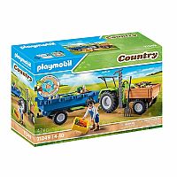 Country: Harvester Tractor with Trailer.