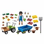 Country: Harvester Tractor with Trailer 