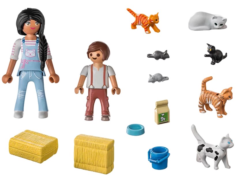 Country Cat Family Toy Sense