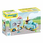 Playmobil 1.2.3: Doughnut Truck with Stacking and Sorting Feature