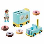 Playmobil 1.2.3: Doughnut Truck with Stacking and Sorting Feature