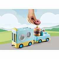 Playmobil 1.2.3: Doughnut Truck with Stacking and Sorting Feature