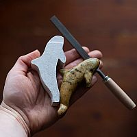 Turtle & Orca Soapstone Carving Kit   