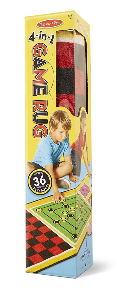 4-in-1 Game Rug. - Toy Sense
