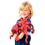 Red Octopus Puppet