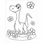 Dinosaurs Coloring Book - Paperback 