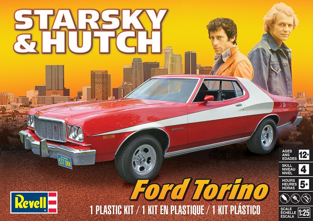 Starsky & Hutch Ford Torino Model Kit Toy Sense