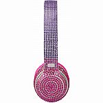 Bluetooth Bling Headphones - Pink/Purple .