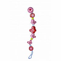 Enchanted Butterflies Wooden Pacifier Chain