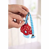 Mushroom Silicone Teether with Strap
