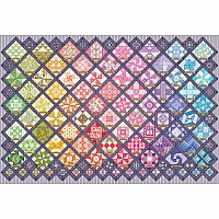 Four Square Quilt Blocks - Cobble Hill