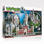 Neuschwanstein Castle 3D Puzzle - Wrebbit