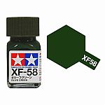 Flat Olive Green - XF-58 - Tamiya Color Enamel Paint 