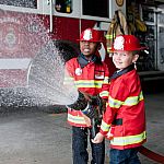 Firefighter Costume - Size 5-6