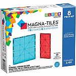 Magna-Tiles Rectangles Expansion Set - 8 Piece Set.