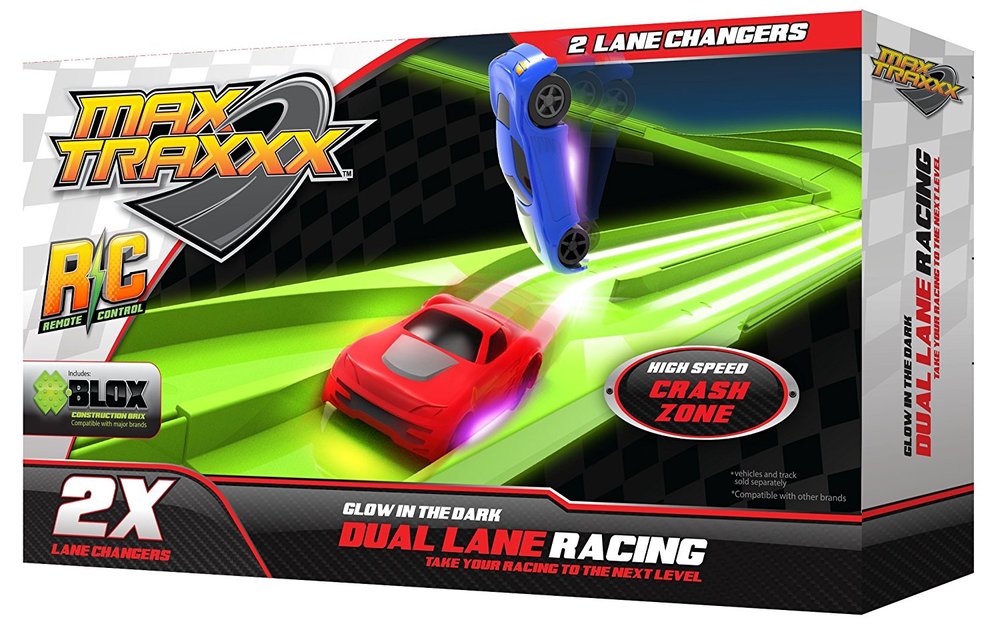 Tracer Racers Dual Track Lane Changer Add On for Gravity Drive and Remote Control Sets Toy Sense