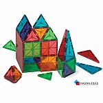 Magna-Tiles Clear Colors - 100 Piece Set.