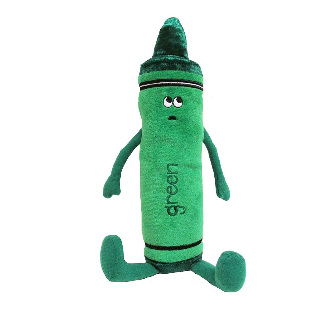 Crayons Plush Beanbag Green Toy Sense