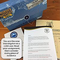 Murder Mystery Party Case Files - Death in Antarctica. 