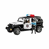 Police Jeep Wrangler with Policeman.